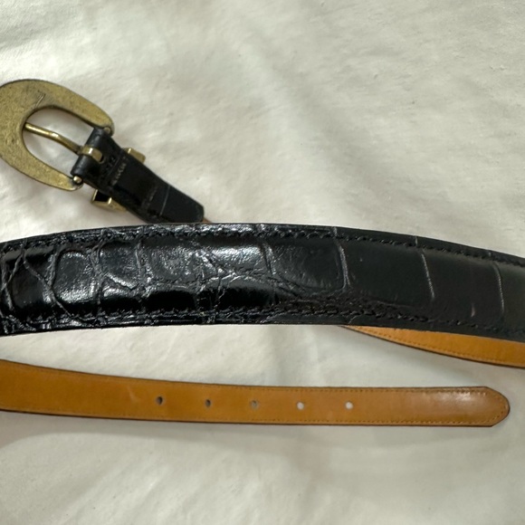 Joan & David Vintage Leather Embossed Gator/Croc main image 9